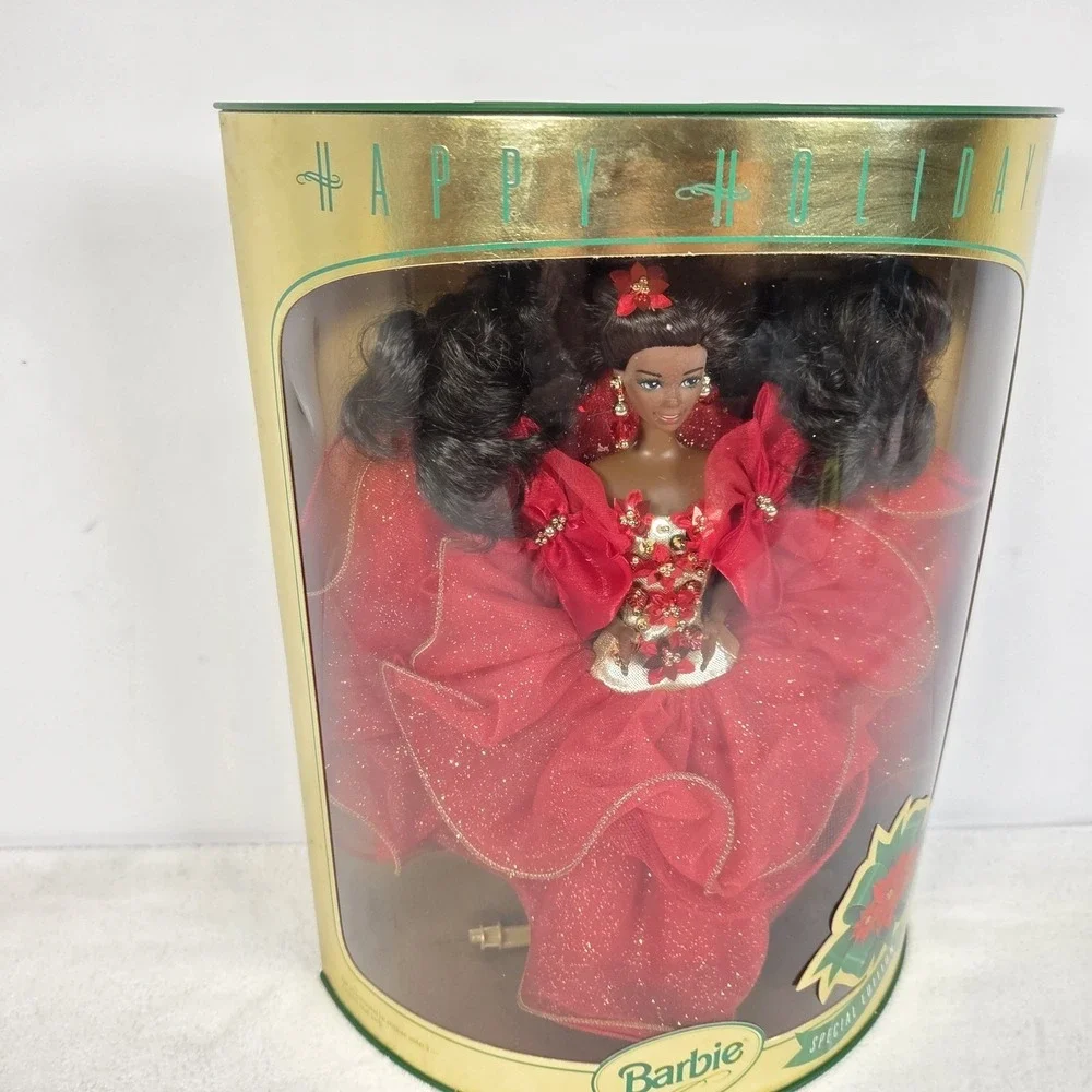 1993 Happy Holidays African American Barbie Doll Special Edition Mattel 10911